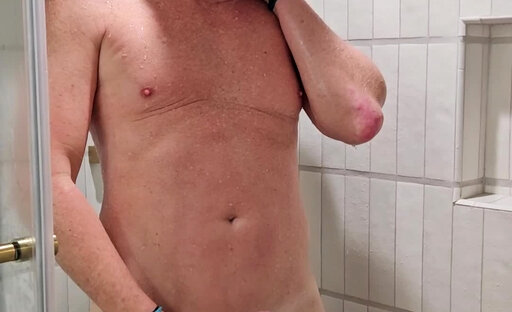Slutty Blondelegs69 Gets All Wet in the Shower!!!